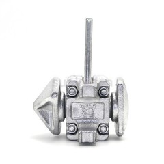 4 Pcs 20′ 40 Sea Rail Shipping Container Manual Twist Lock Handlocking Casting