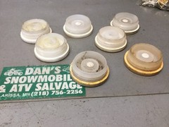 Poly Bung Caps Coarse Threads With Sealing Ring Set Of Seven Used On 55 Gallon