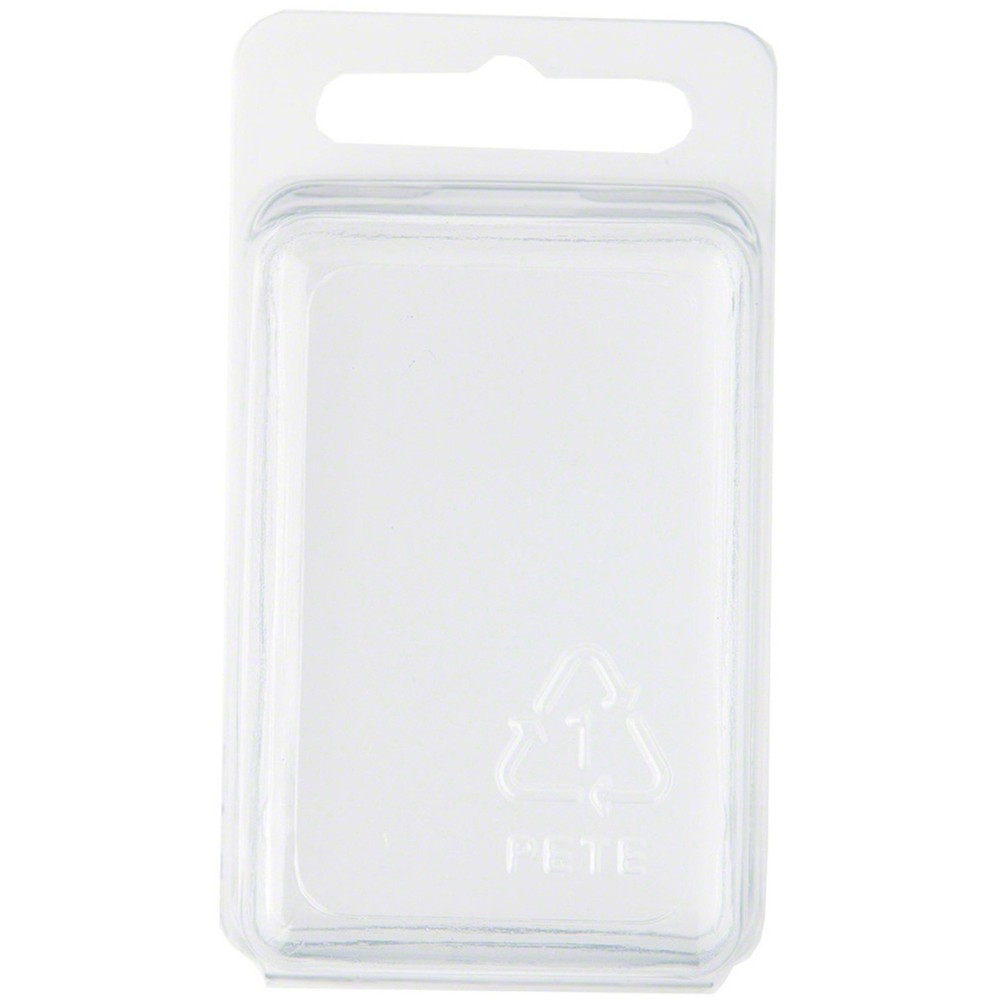 Collecting Warehouse Clear Plastic Clamshell Container, 2.31″H x 1.5″W x 1.25″D