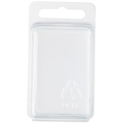 Collecting Warehouse Clear Plastic Clamshell Container, 2.31″H x 1.5″W x 1.25″D