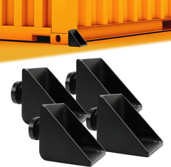 Full Bevel Shipping Container Anchors 4 Pack Heavy Duty Steel Shipping Conta…